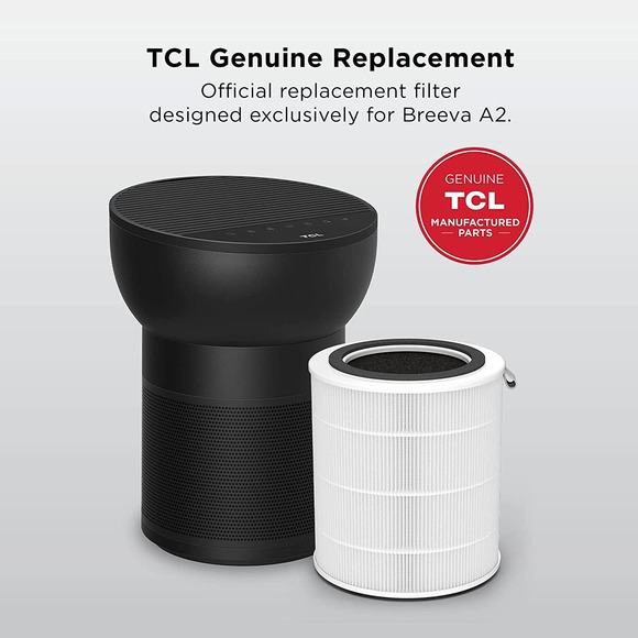 TCL - AR2S Air Purifier True HEPA Replacement Filter for Breeva A2 - White - Picture 2 of 5